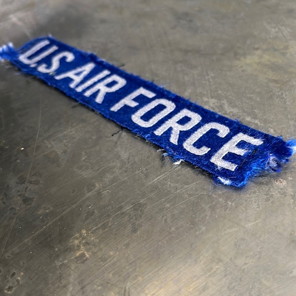 U.S. AIR FORCE blue tape patch, vintage - Picture 5 of 9